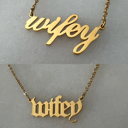 Wifey Necklace