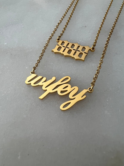 Wifey Necklace